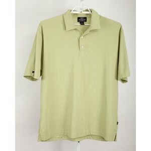 Straight Down Performance Polo Shirt Mens 2XL XXL Green Short Sleeve